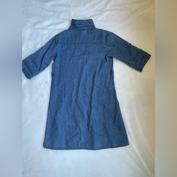 Blue denim girls New Glory Large 14/16 dress New with no tag - Picture 4 of 8